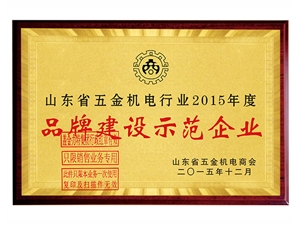 品牌建設示范企業